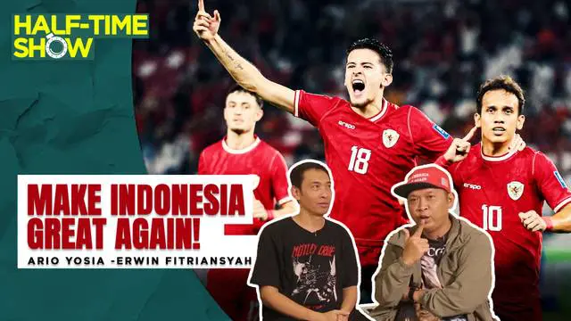 Berita Video Half Time Show kali ini akan membahas tentang perjalanan baik Timnas Indonesia di kualifikasi Piala Dunia 2026