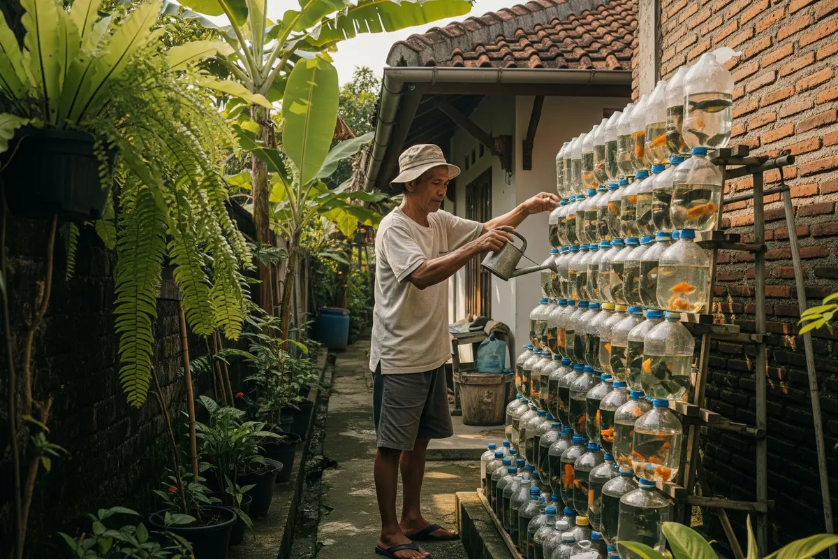 Jenis Ikan Hias yang Tahan Dipelihara di Wadah Daur Ulang