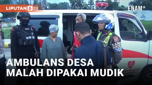 VIDEO: Polisi Cegat Ambulans Milik Desa yang Digunakan untuk Mudik di Bogor