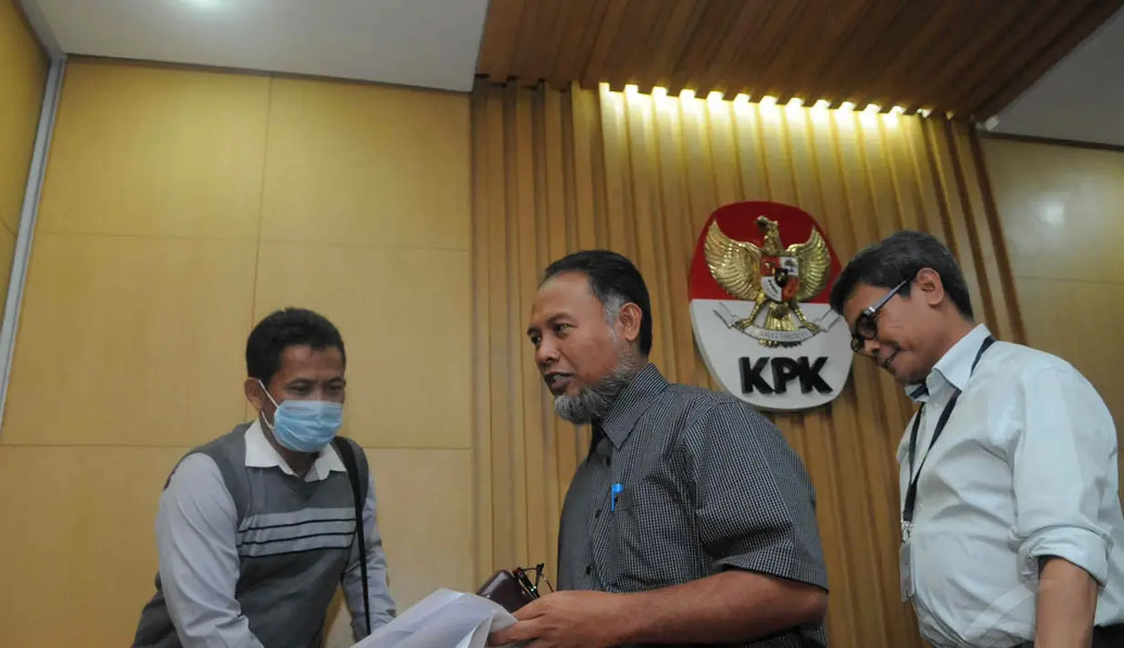 Jero Wacik diduga menyalahgunakan kewenangannya selama menjadi Menteri ESDM dengan mela‎kukan pengarahaan untuk mendapatkan dana operasional menteri yang lebih besar, Jakarta, (3/9/14). (Liputan6.com/Herman Zakharia) 