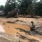 Sebanyak 15 desa di Kecamatan Batang Lobu Sutam, Padang Lawas, Sumatera Utara, terdampak banjir bandang (BNPB)