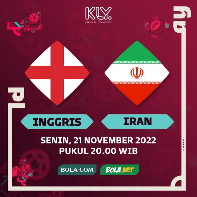 Piala Dunia 2022 - Inggris Vs Iran