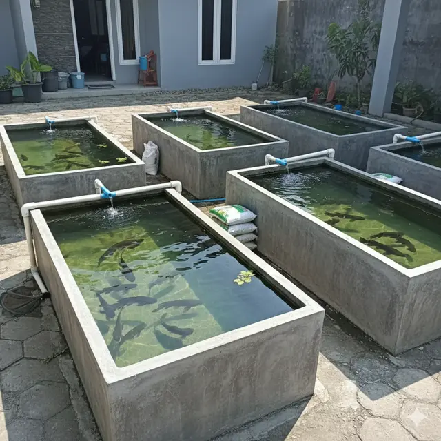 Cara Ternak Ikan Gabus di Lahan Sempit (Foto: Gemini AI)