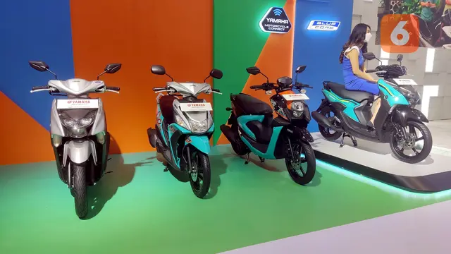 Deretan motor matik Yamaha