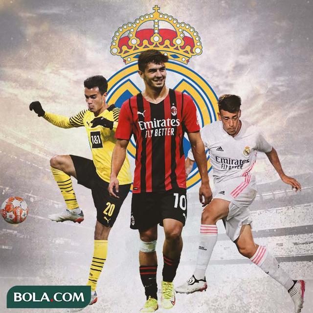 Real Madrid - Reinier, Brahim Diaz, Antonio Blanco