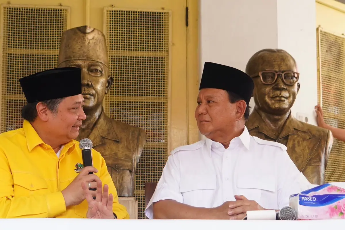 Prabowo Sebut Airlangga Sosok Penting dalam Perekonomian Indonesia