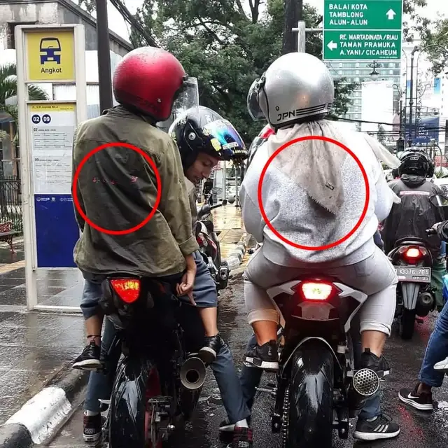 6 Potret Susahnya Dibonceng Pakai Motor Gede Ini Kocak Tapi Bikin Kasihan