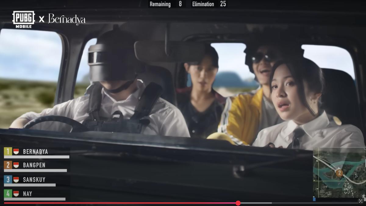 PUBG Mobile Gandeng Bernadya, Rilis Video Musik dengan Tema Battle Ground