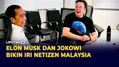 VIDEO: Netizen Malaysia Iri Jokowi Ketemu Elon Musk