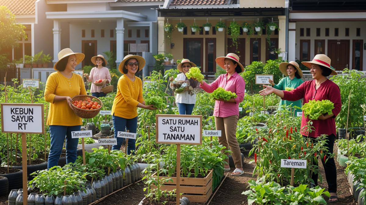10 Konsep Kebun Sayur Bareng Ibu-Ibu RT Modal di Bawah Rp200 Ribu, Hemat Modal tapi Hasil Melimpah