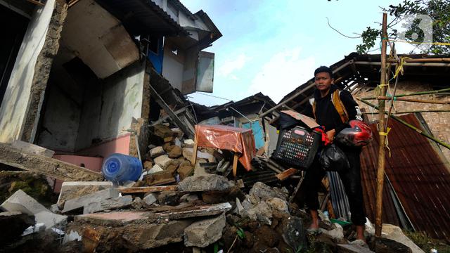 kerusakan parah gempa Cianjur