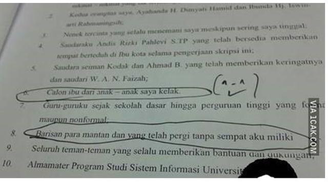 6 Tulisan Di Halaman Persembahan Skripsi Ini Bikin Ketawa Geli