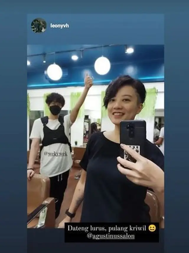 Potong Rambut Lagi, Ini 6 Potret Leony Trio Kwek Kwek yang Disebut Makin Tomboi