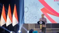 Sekretaris Jenderal Kemnaker, Anwar Sanusi Rapat Koordinasi Sistem Informasi Pasar Kerja bertajuk “Mewujudkan Sistem Informasi Pasar Kerja (SIPK) Kelas Dunia untuk Indonesia Emas 2045”. Rakor digelar pada Senin (8/7/2024) di Jakarta.