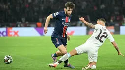 Berstatus tuan rumah, Paris Saint-Germain mendominasi penguasaan bola sejak menit awal pertandingan. (Bertrand GUAY/AFP)