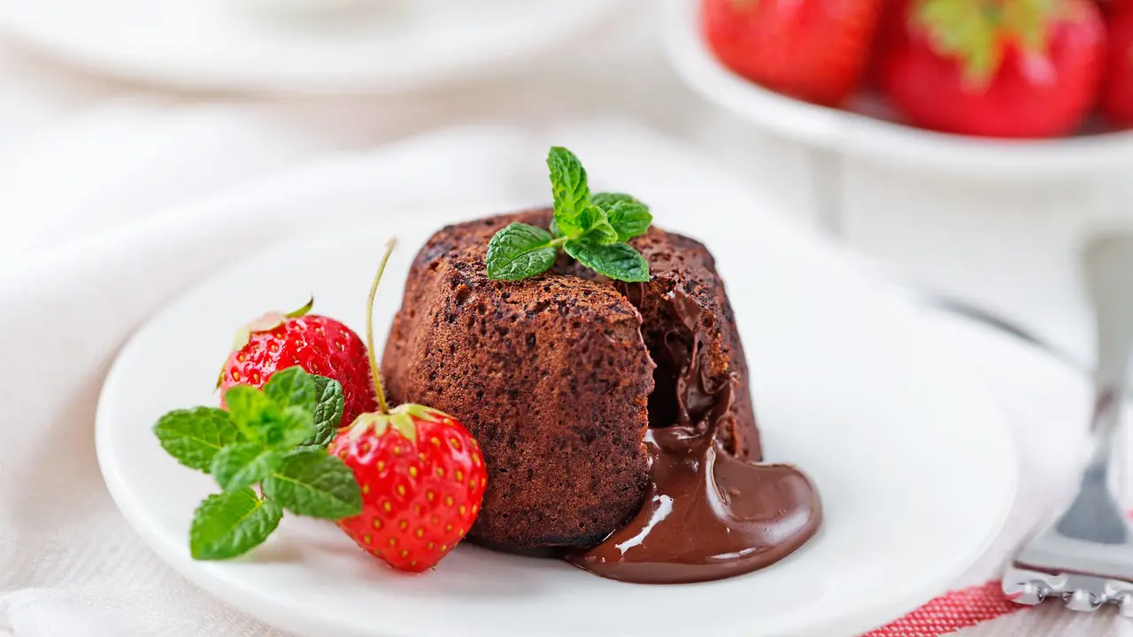 lava cake mudah