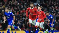 Penyerang Manchester United&nbsp;(MU) Marcus Rashford. (Lindsey Parnaby / AFP)