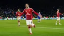 Kemenangan ini membawa MU naik dua peringkat ke posisi ke-13, menggeser Tottenham Hotspur dan Everton. MU kini mengoleksi 37 poin dari 29 laga yang sudah mereka mainkan. (Martin Rickett/PA via AP)