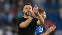 Manajer Brighton and Hove Albion Roberto de Zerbi mengungkapkan cara bisa kalahkan Manchester United di pekan kelima Liga Inggris (AFP)