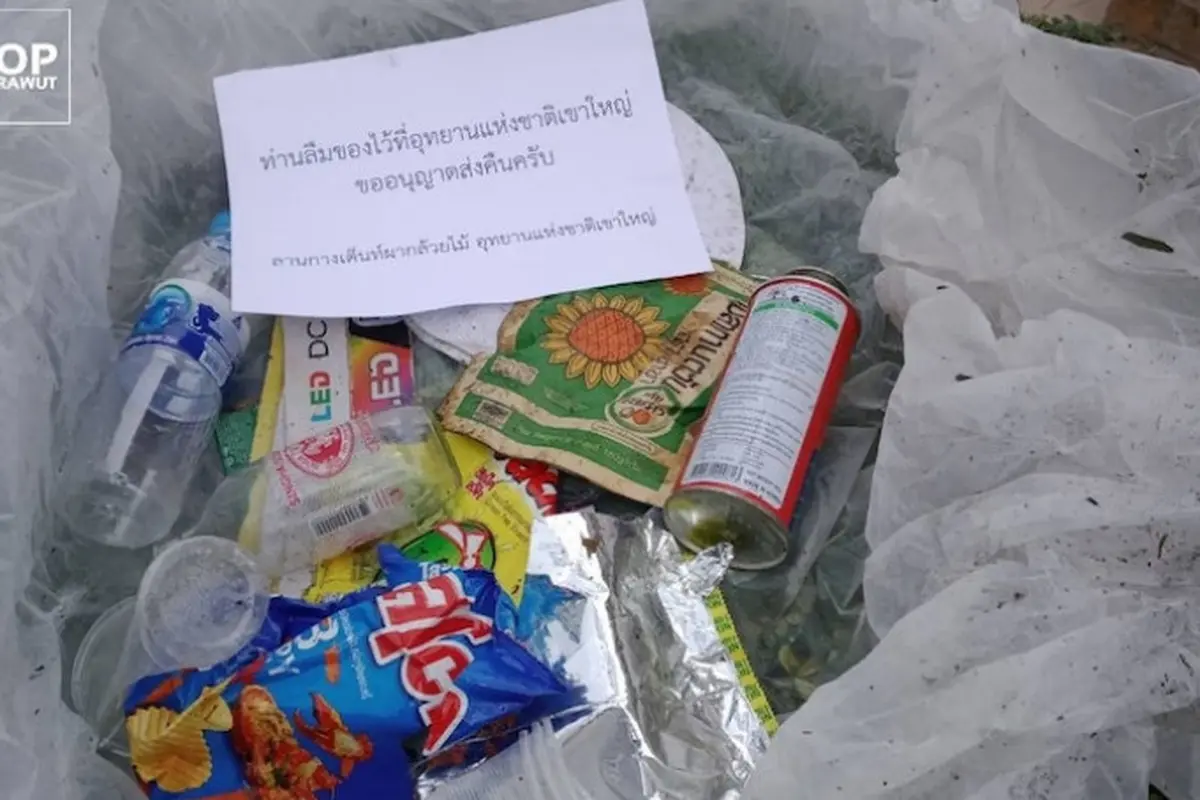 Taman Nasional Thailand, Mengirim Sampah Kembali Ke Alamat Pembuangnya