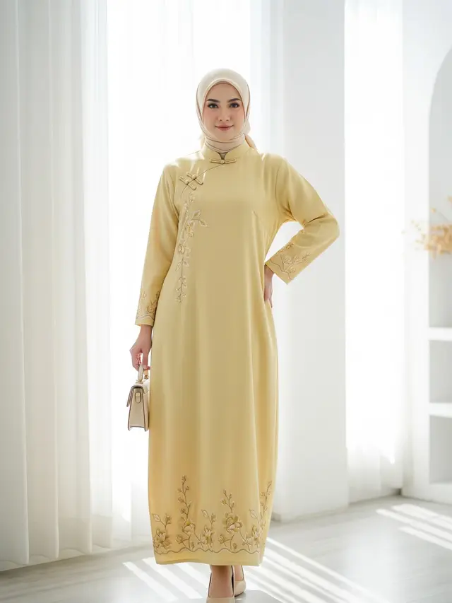 Model Dress Cheongsam Terbaru 2026 untuk Lebaran (Image by Gemini AI)