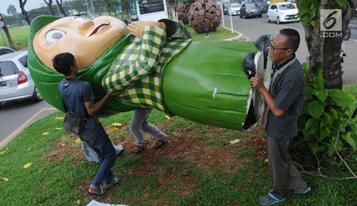 FOTO Dekorasi  Bernuansa Ramadan Hiasi Sudut Kota  Tangsel 