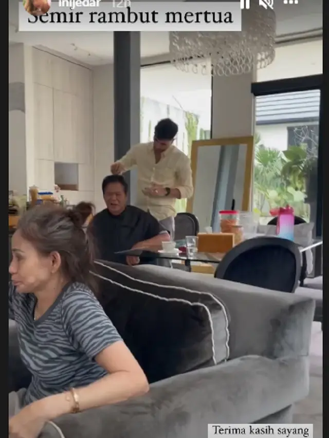 Vincent Verhaag akrab dengan keluarga Jessica Iskandar (Foto: Instagram @inijedar)