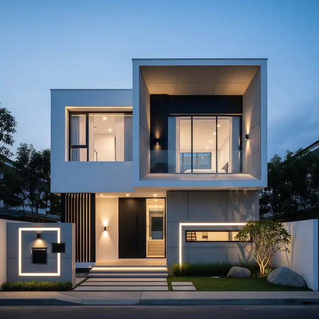 Inspirasi Rumah Minimalis 2 Lantai di Kavling Kecil