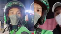 Anwar BAB bersama driver ojol (TikTok/@anwarpigano)