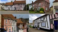 Rumah Miring yang Mencolok di Sebuah Desa di London