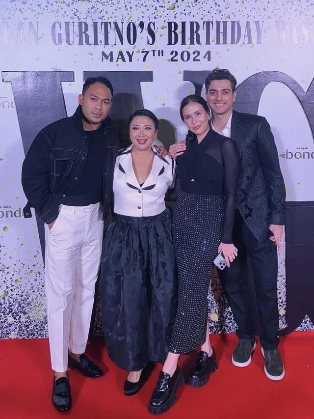 Pesta Ulang Tahun Wulan Guritno Dihadiri Para Sahabat