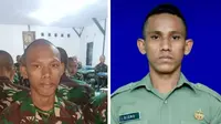 Rasdin, adik kandung almarhum Praka Anumerta Risno, korban musibah heli MI-17 yang jatuh di Papua, lulus menjadi prajurit TNI AD. (Liputan6.com/ Ist)