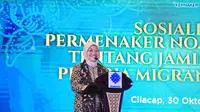 Terkait Kepesertaan Jamsostek Calon Pekerja Migran Indonesia, Ini KataMenaker Ida/Istimewa.