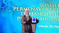 Terkait Kepesertaan Jamsostek Calon Pekerja Migran Indonesia, Ini Kata Menaker Ida