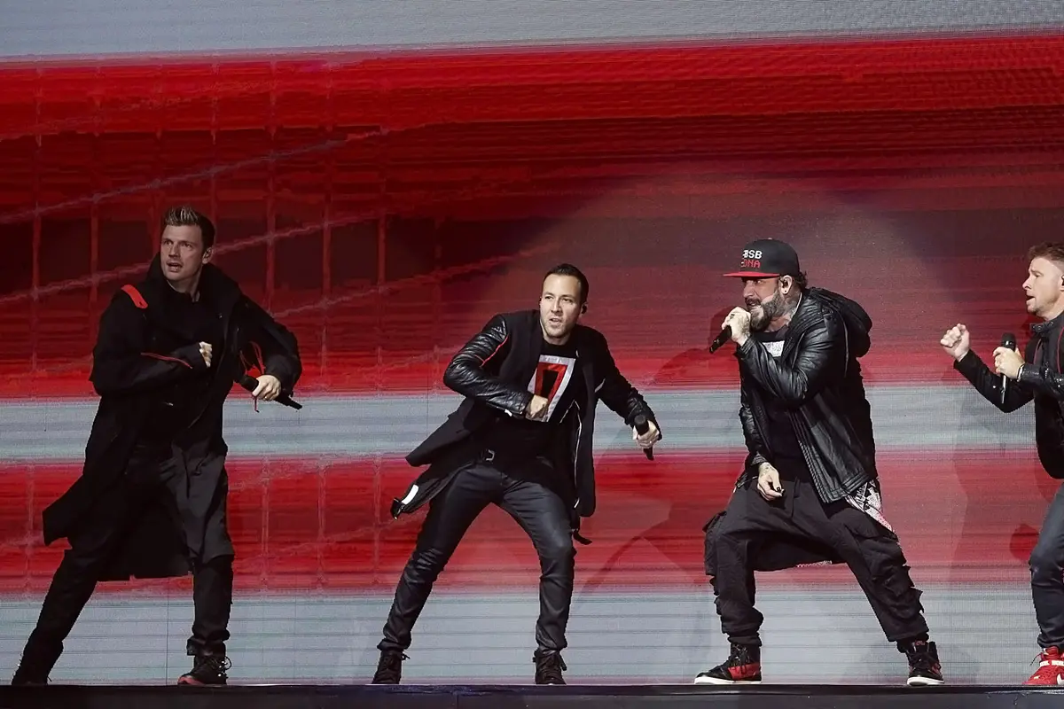 Konser Backstreet Boys di JIExpo Kemayoran, Jakarta, Sabtu (26/10/2019). (Bambang Ekoros Purnama)
