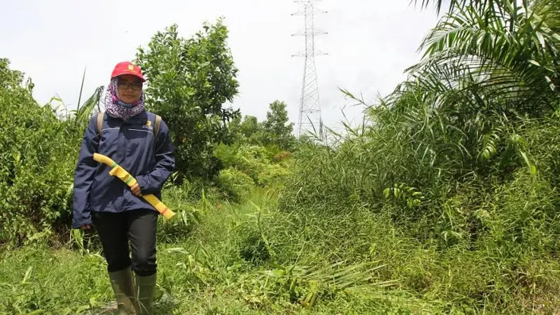 Assistant Engineer Teknis Sipil PT PLN Novi Dwi Harriani. (Liputan6.com/Pebrianto Eko Wicaksono)