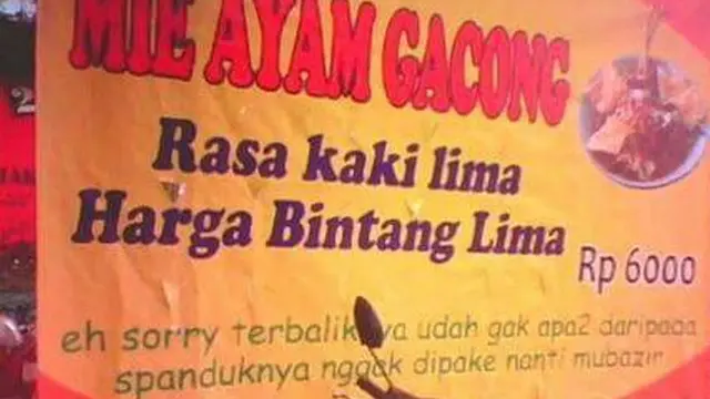 Kreatif Abis, 6 Nama Warung Ini Bikin Penasaran Pengin Beli
