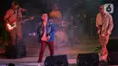 Dalam festival musik tersebut Base Jam membawakan sejumlah lagu hits yang menjadi andalan mereka. (Liputan6.com/Angga Yuniar)
