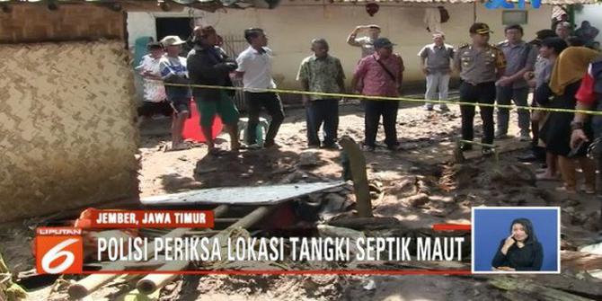 Polisi Periksa Septic Tank Maut yang Tewaskan Sekeluarga di Jember