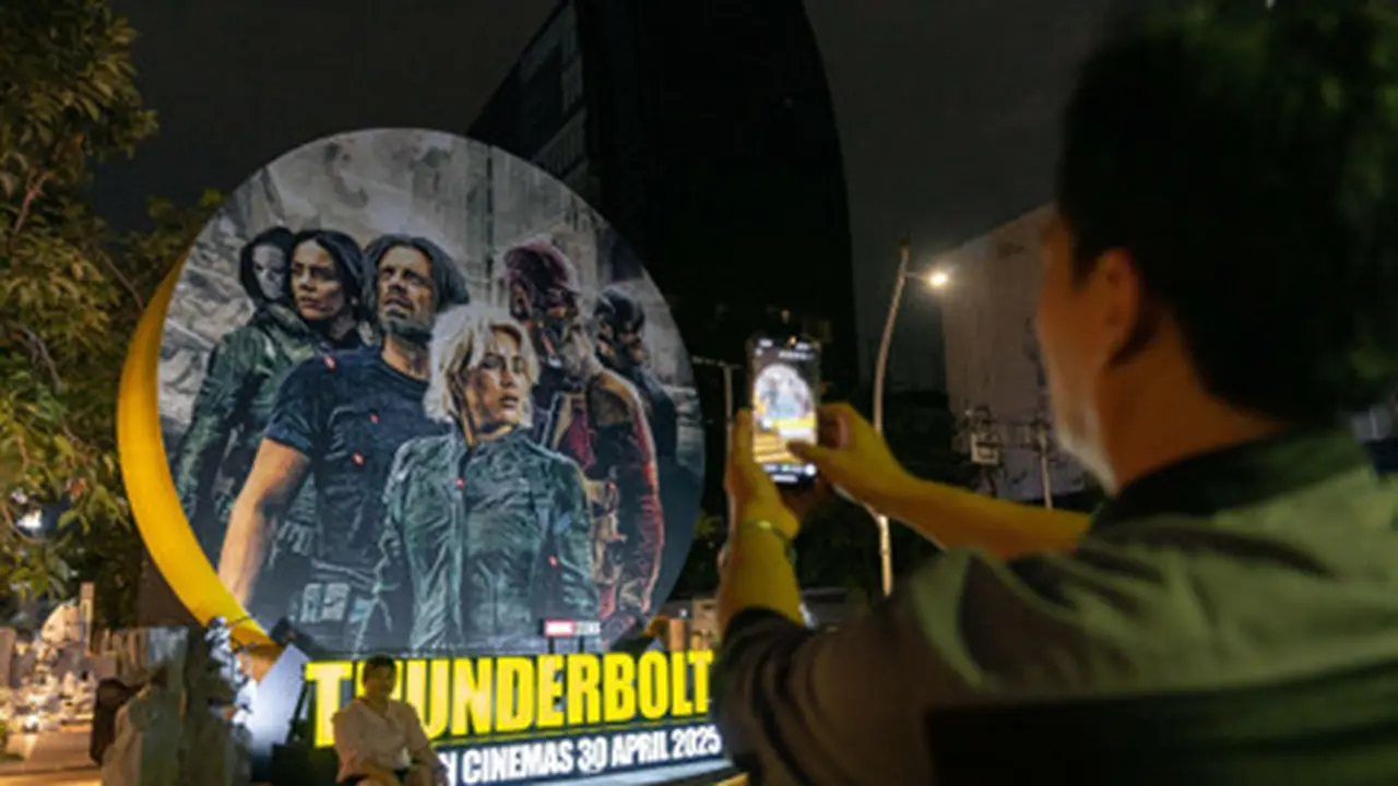 Aktivitas untuk penggemar film Thunderbolts di Indonesia. (dok. Disney)