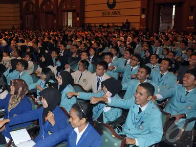 Ribuan sarjana ini mengaku siap mengajar di pulau-pulau terpencil Indonesia, Jakarta, Kamis (18/9/2014) (Liputan6.com/Johan Tallo)