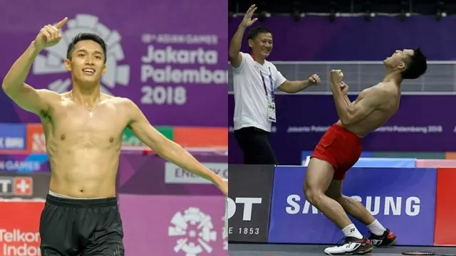 Selebrasi unik para atlet asian games (foto: Twitter/@giewahyudi dan @kpp_soreang445)
