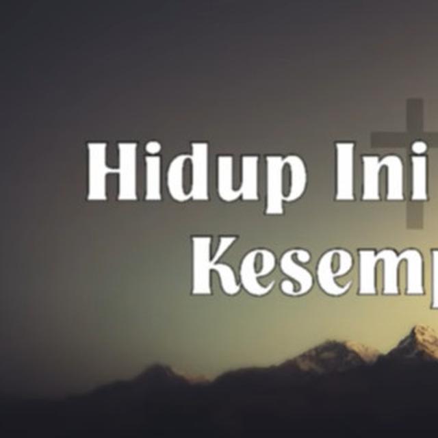 Lirik Hidup Ini Adalah Kesempatan Sarat Pesan Mendalam Hot Liputan6 Com