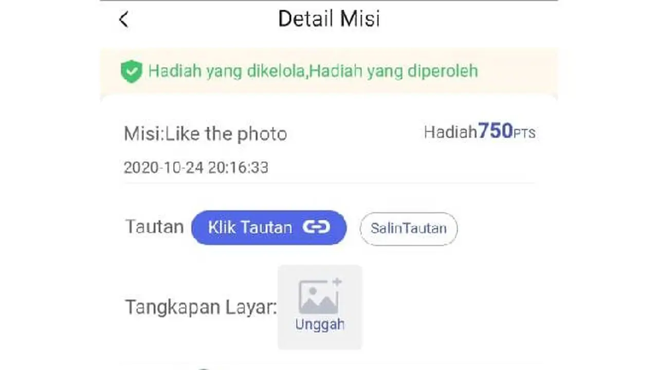 Aplikasi LIKE App. Dok: screenshot dari aplikasi LIKE App
