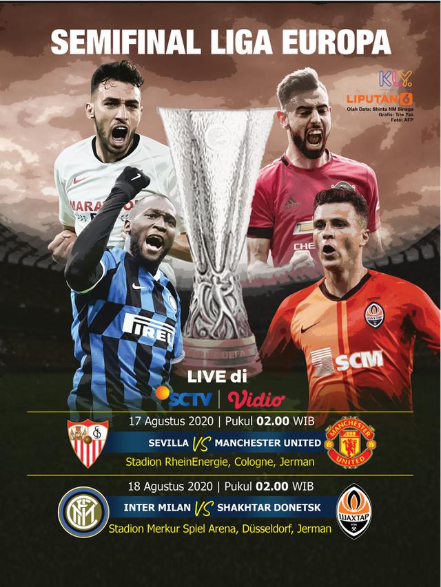 Infografis Jadwal Semifinal Liga Europa