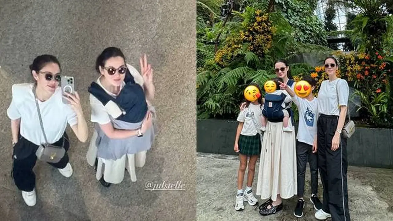 7 Potret Julie Estelle yang Kini Jadi Seorang Ibu, Luwes Gendong Buah Hati