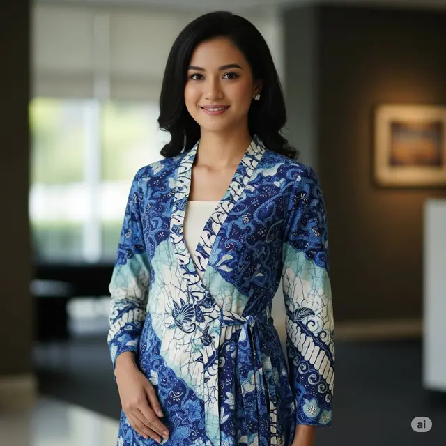 Outer Batik Model Wrap (Tali Samping)