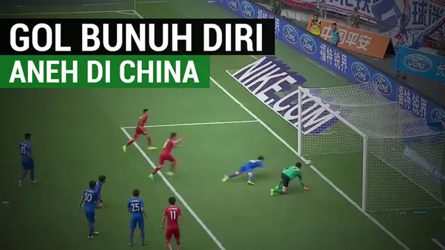 Pemain China ini Cetak Gol Bunuh Diri Aneh karena Hulk dan Oscar