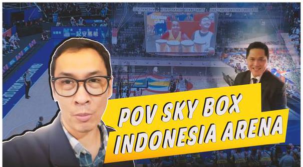 Berita video, vlog kali ini Erwin Fitriansyah jurnalis bola.com mendapat kesempatan melihat pertandingan FIBA World Cup 2023 dari Sky Box di Indonesia Arena.
