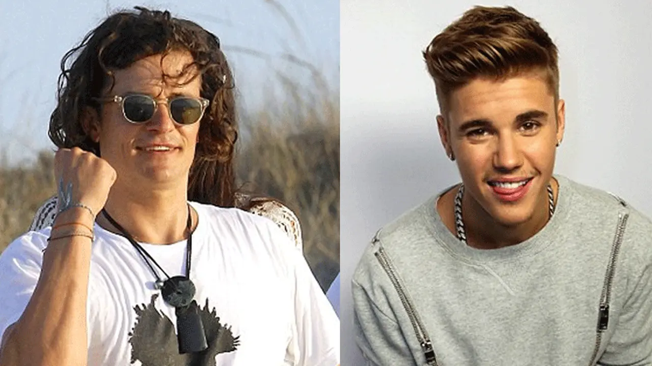 Orlando Bloom dan Justin Bieber